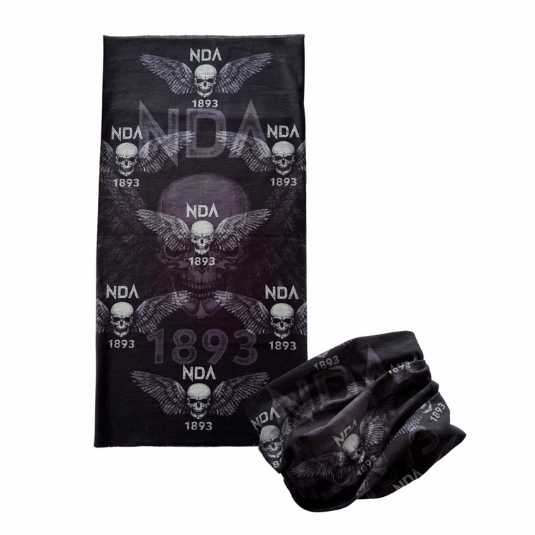 Rundhalsschal mit NDA Logo | Unisex Schal | Scarf | Maske | Onesize