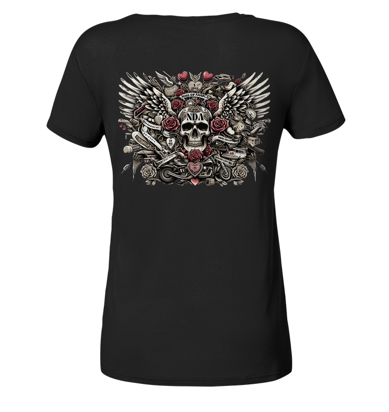 NDA Rock´n Rose´s - Ladies V-Neck Shirt