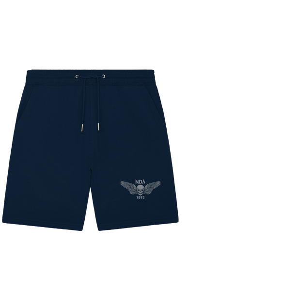 Unisex Organic Jogger Shorts  - Nino de Angelo Grey Logo