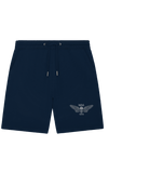 Unisex Organic Jogger Shorts  - Nino de Angelo Grey Logo