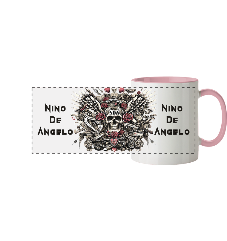 NDA Rock´n Rose´s - Panorama Tasse zweifarbig