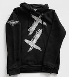 Damen Hoodie | Gesegnet & Verflucht | schwarz